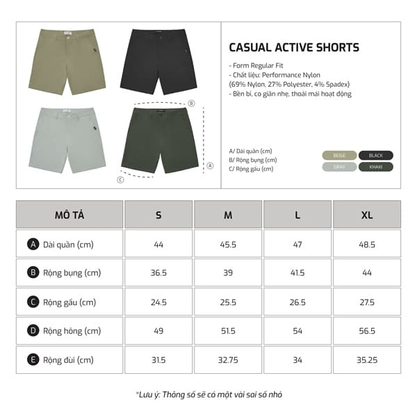 TJO Casual Active Short — ảnh 2