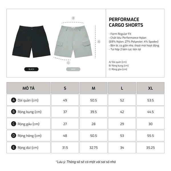 TJO Performance Cargo Short — ảnh 2