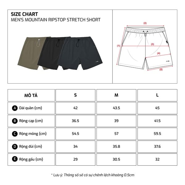 TJO Ripstop Stretch Short — ảnh 2