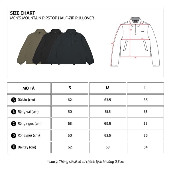 TJO Ripstop Half Zip Pullover — ảnh 2