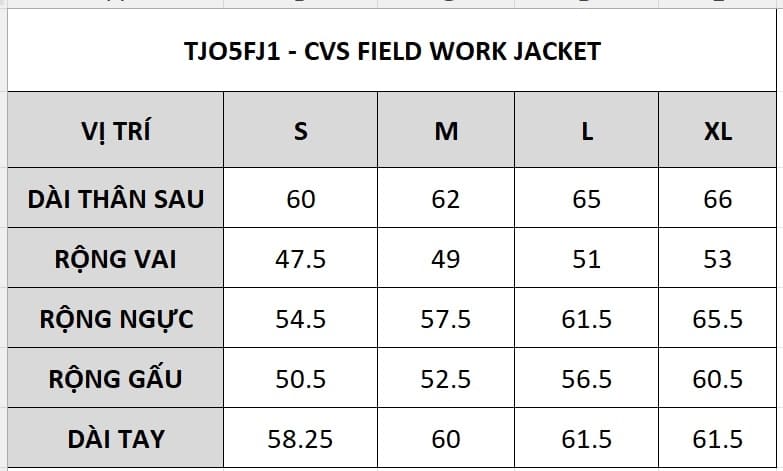 TJO CVS Field Work Jacket — ảnh 2