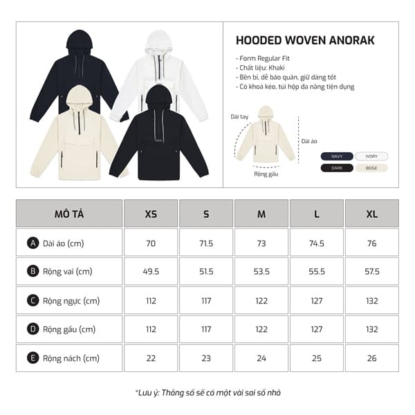 TJO Hooded Woven Anorak — ảnh 2
